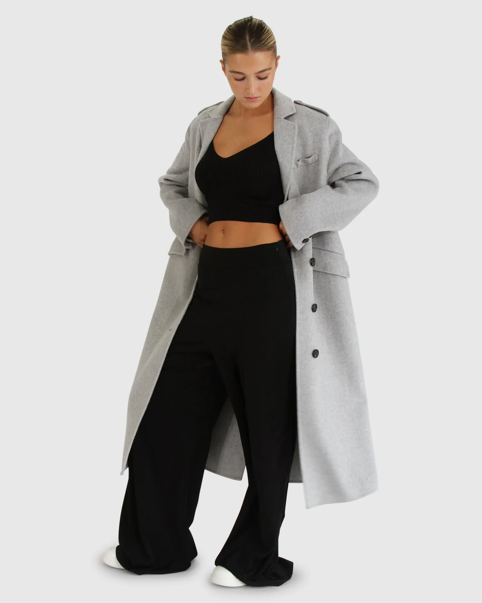 Belle & Bloom Tops>All I Need Knit Crop -
