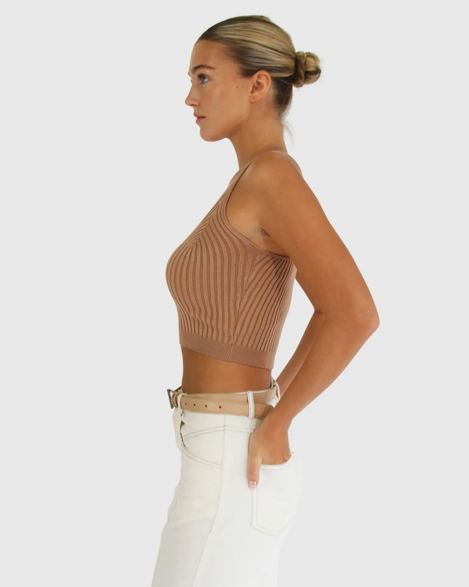 Belle & Bloom Tops>All I Need Knit Crop -