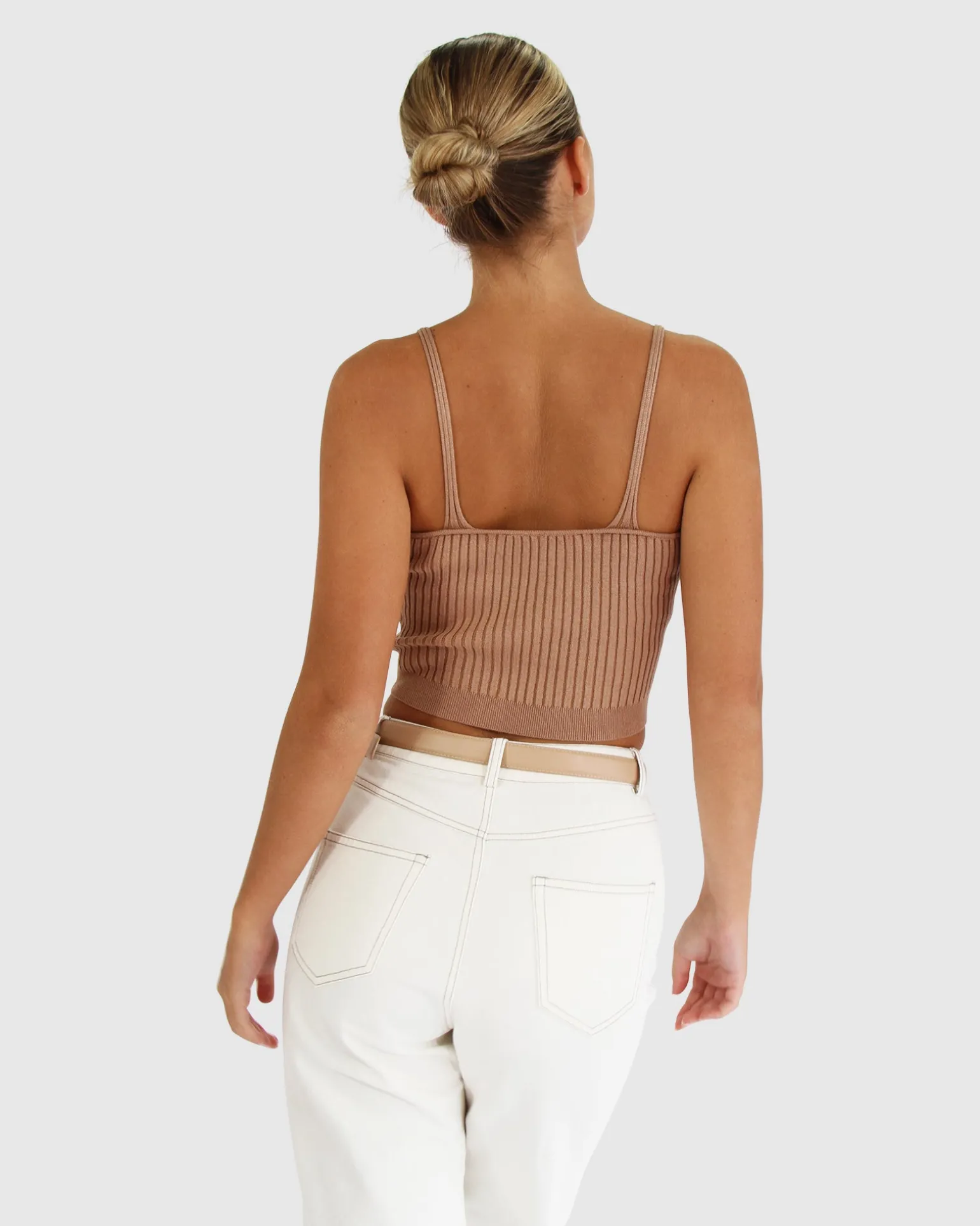 Belle & Bloom Tops>All I Need Knit Crop -