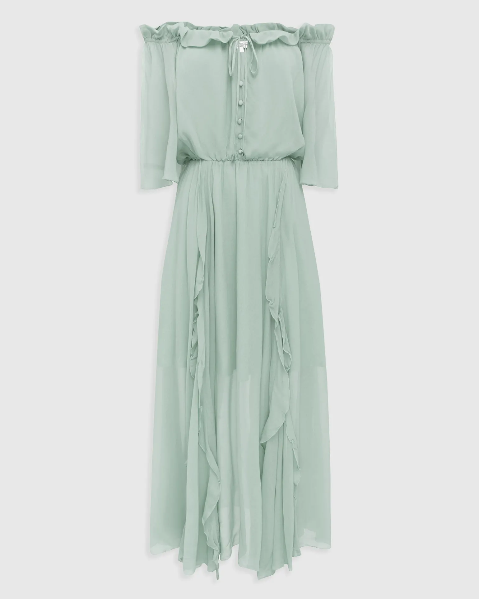 Belle & Bloom Maxi Dresses | Maxi Dresses>Amour Amour Ruffled Midi Dress - Spearmint FINAL SALE