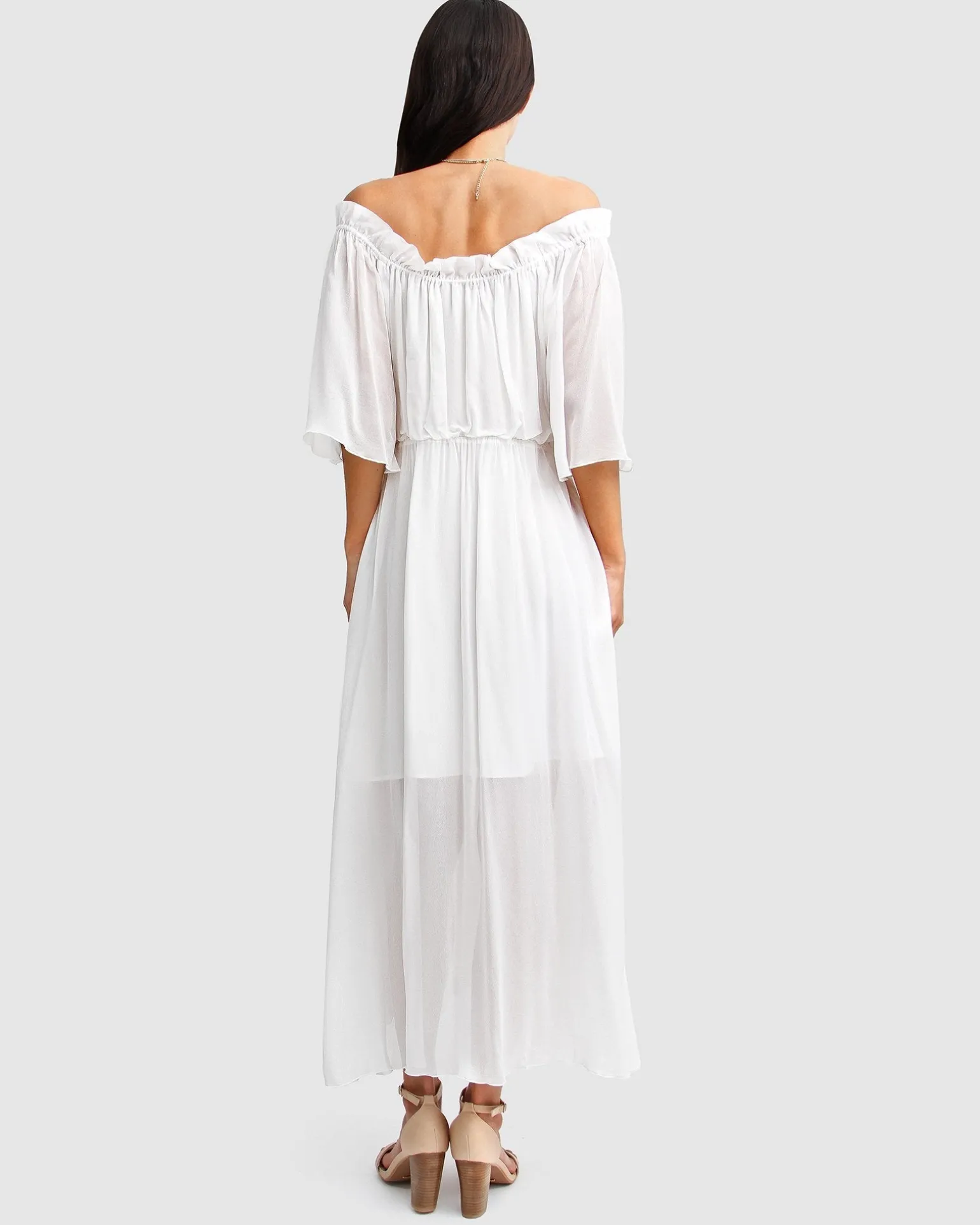 Belle & Bloom Maxi Dresses | Maxi Dresses>Amour Amour Ruffled Midi Dress -