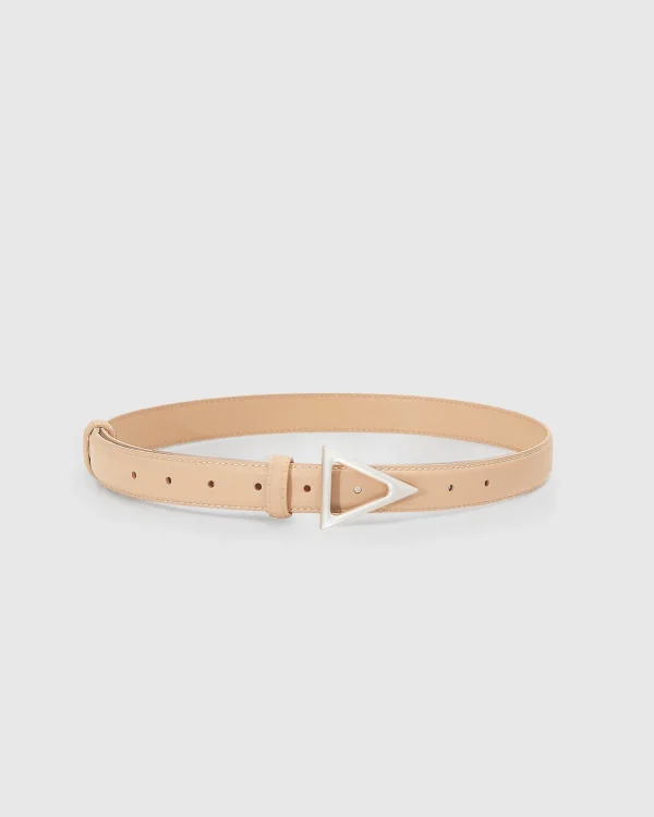 Belle & Bloom Belts>Bermuda Triangle Leather Belt -