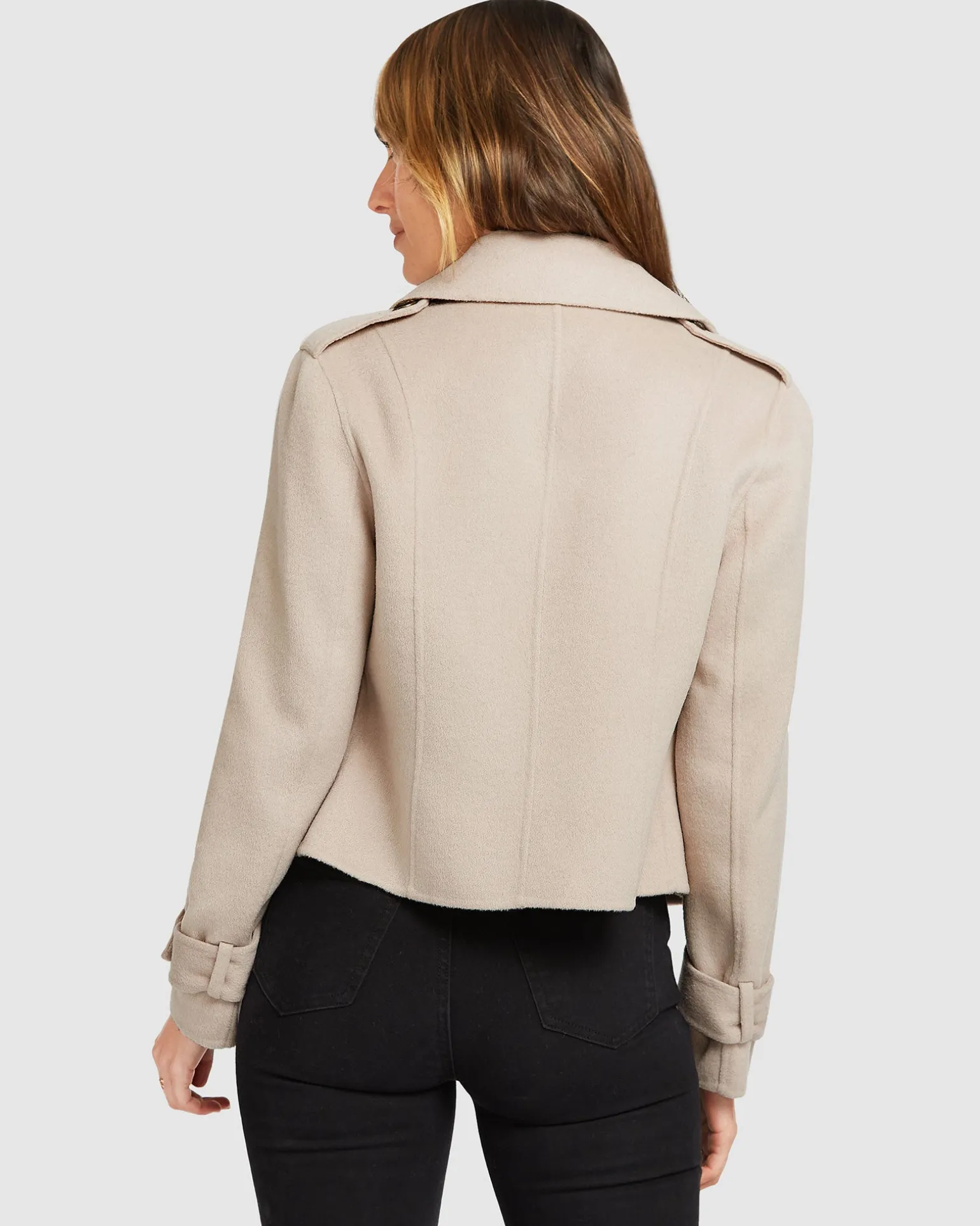Belle & Bloom Wool Coats | Wool Coats>Better Off Military Peacoat -