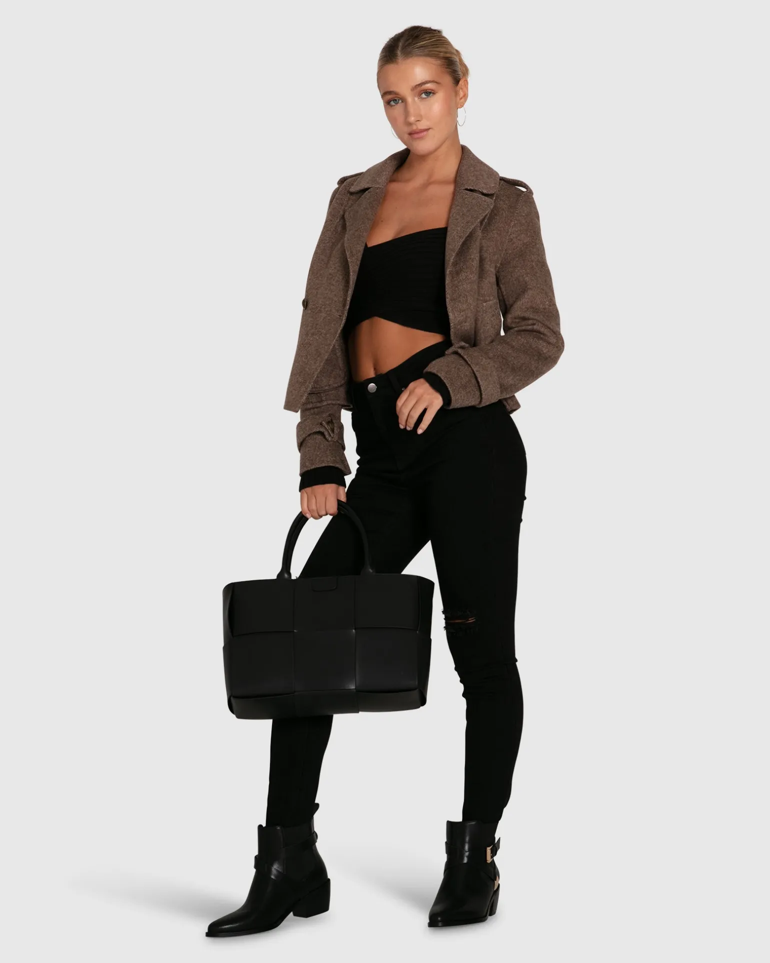 Belle & Bloom Wool Coats | Wool Coats>Better Off Military Peacoat -