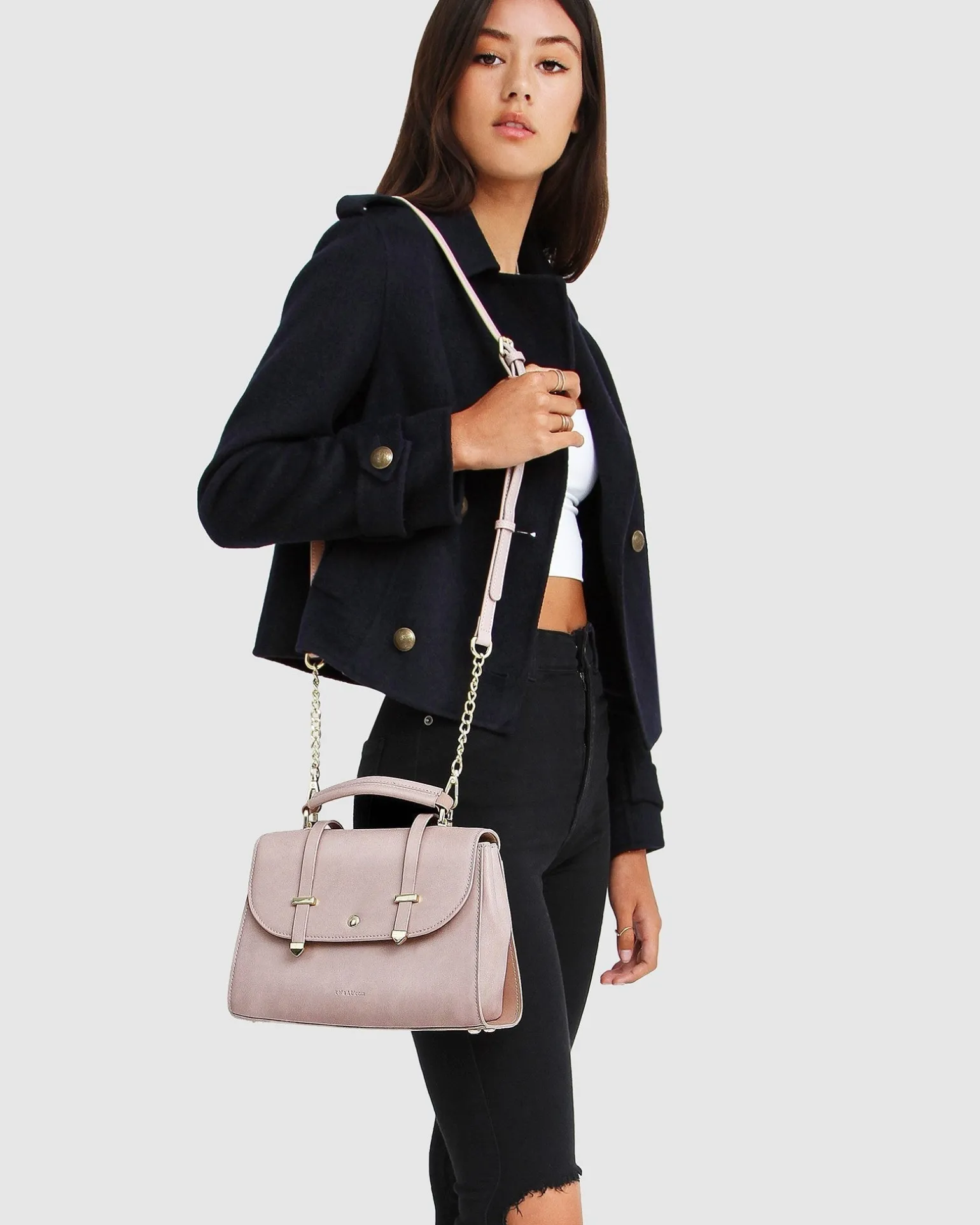 Belle & Bloom Wool Coats | Wool Coats>Better Off Military Peacoat -
