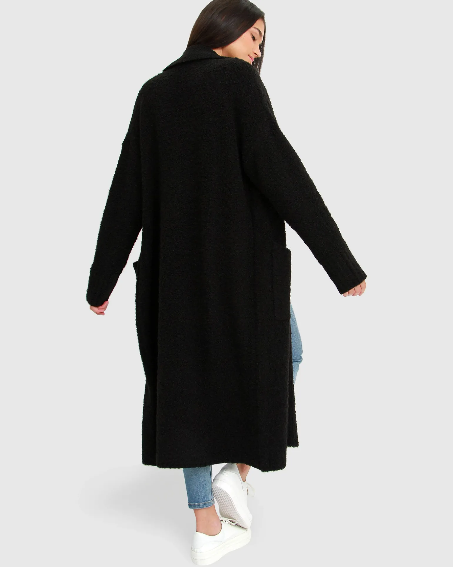 Belle & Bloom Cardigans | Cardigans>Born To Run Sustainable Sweater Coat -