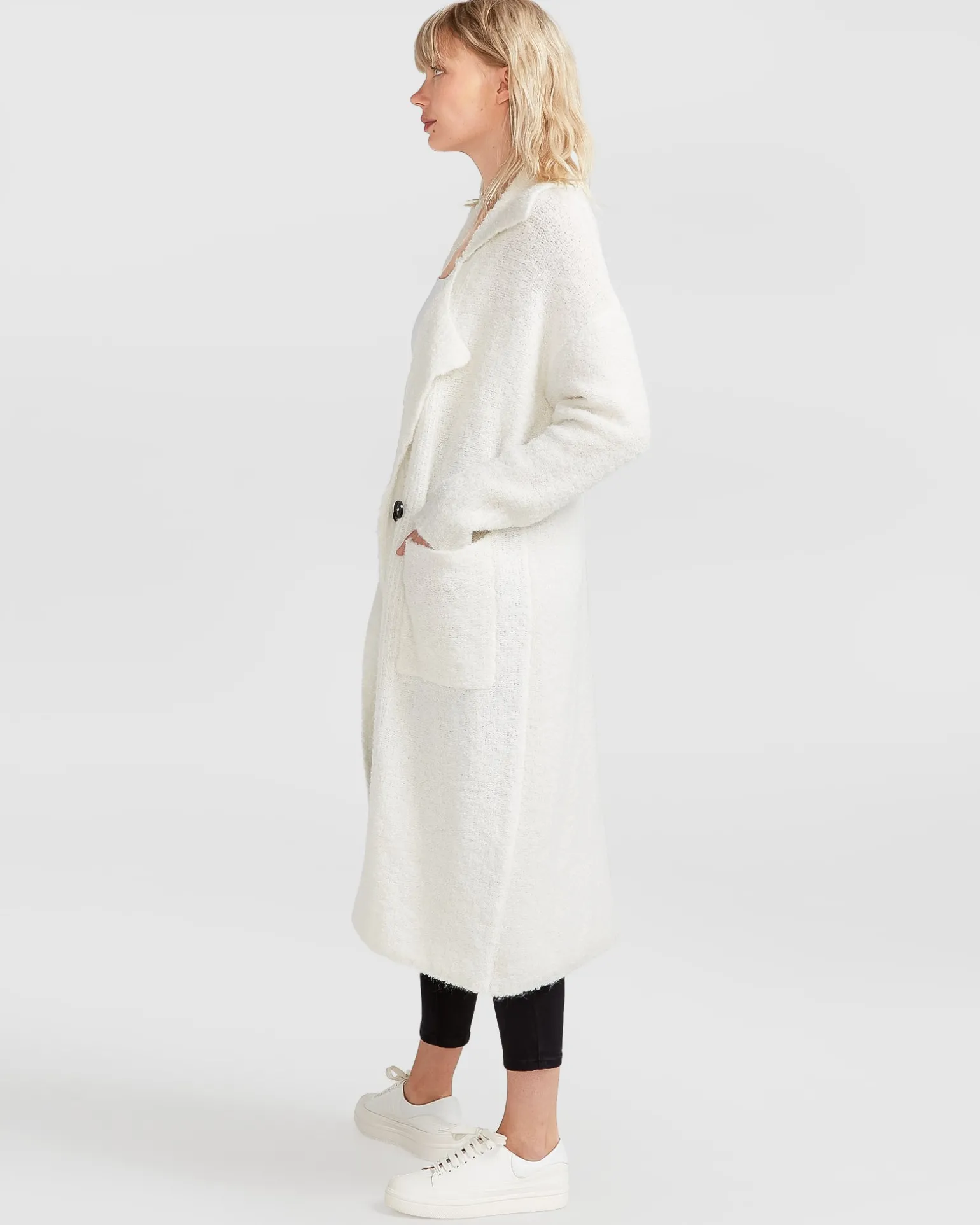 Belle & Bloom Cardigans | Cardigans>Born To Run Sustainable Sweater Coat -