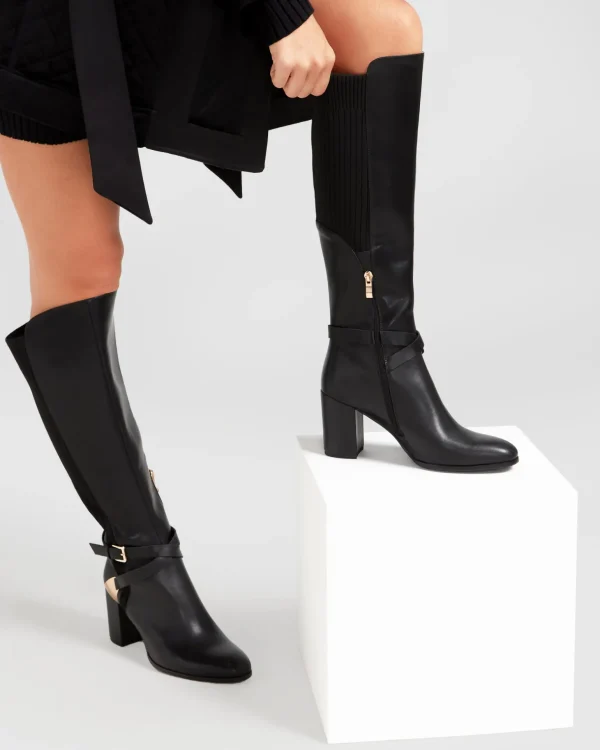 Belle & Bloom Boots>Breton Knee High Boot -