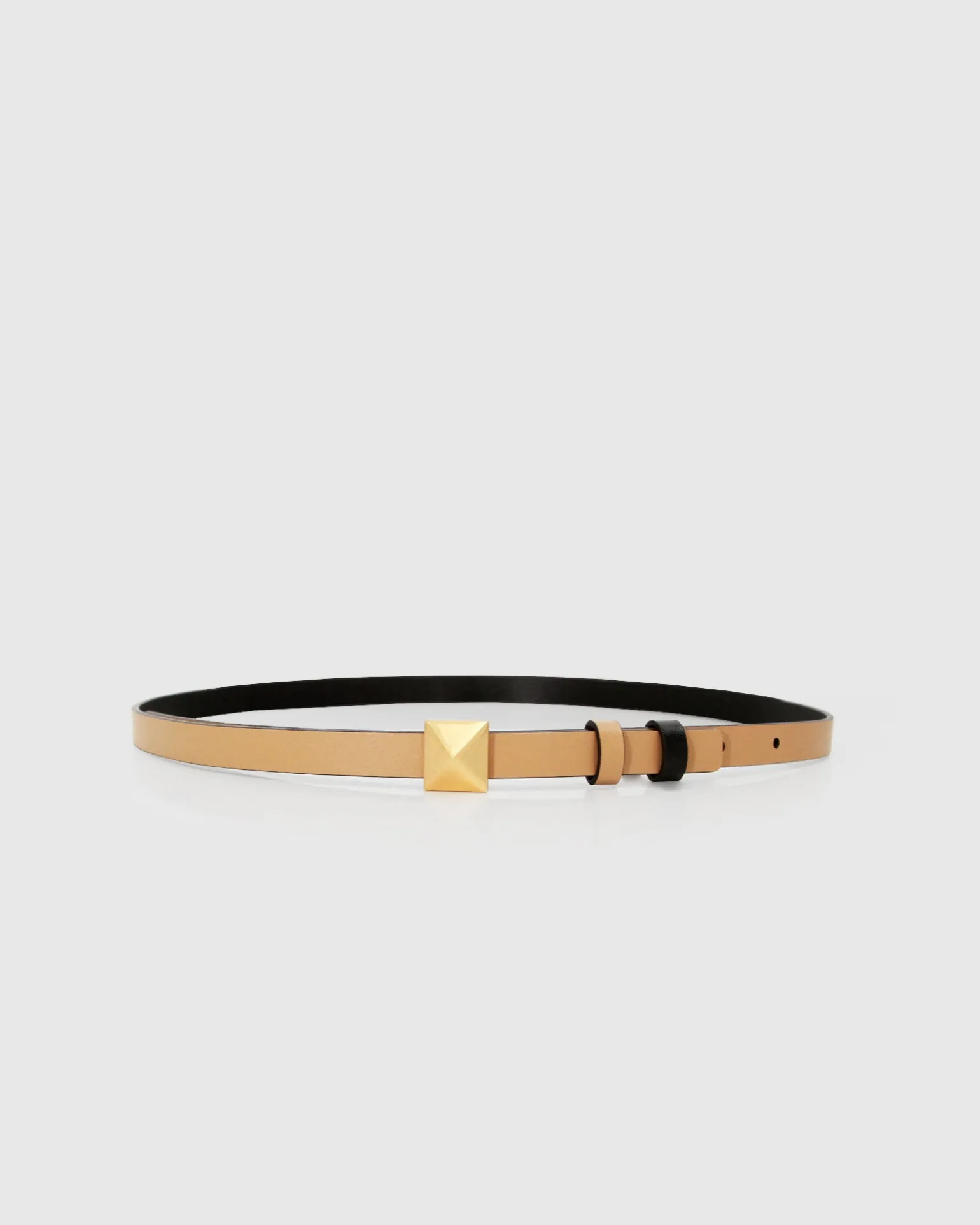 Belle & Bloom Belts>Cleopatra Pyramid Stud Leather Belt -