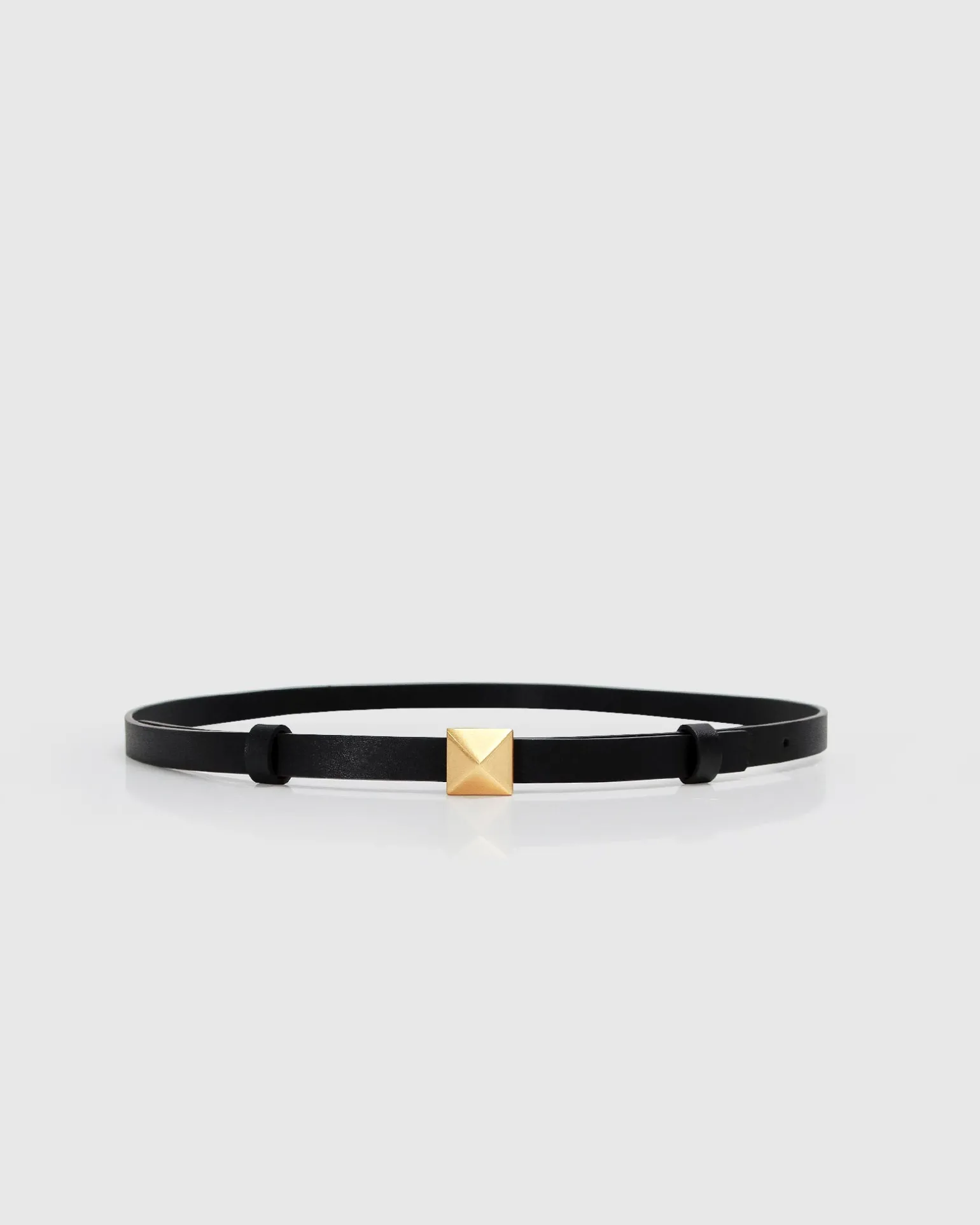 Belle & Bloom Belts>Cleopatra Pyramid Stud Leather Belt -