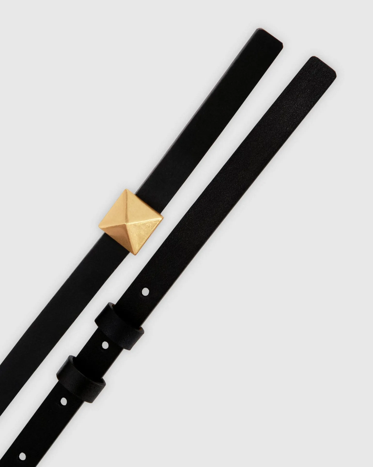 Belle & Bloom Belts>Cleopatra Pyramid Stud Leather Belt -