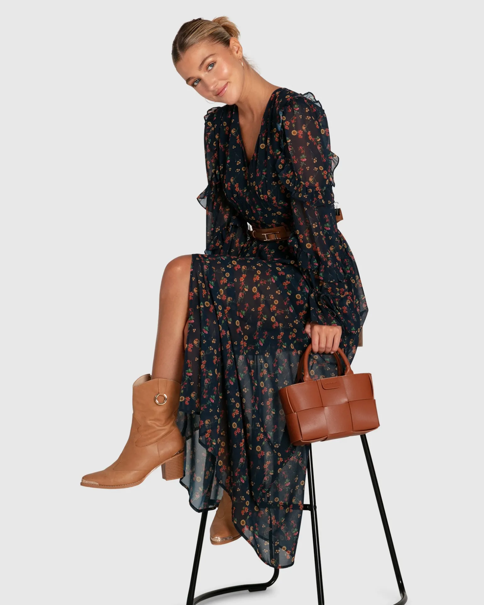 Belle & Bloom Maxi Dresses | Maxi Dresses>Come As You Are Floral Maxi Dress -