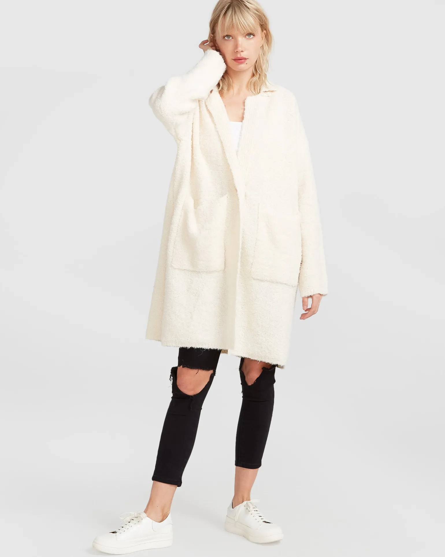 Belle & Bloom Cardigans | Cardigans>Days Go By Sustainable Blazer Cardigan -