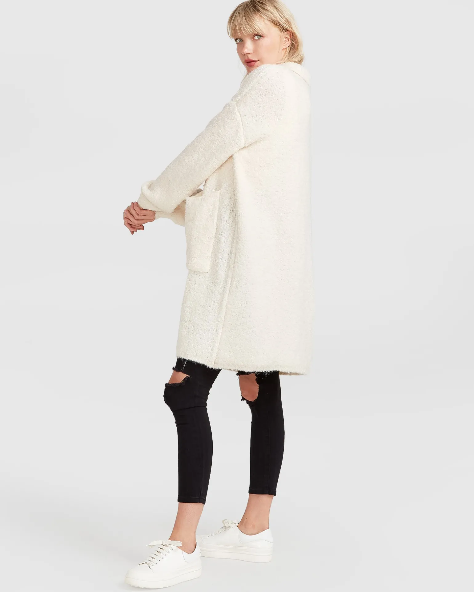 Belle & Bloom Cardigans | Cardigans>Days Go By Sustainable Blazer Cardigan -