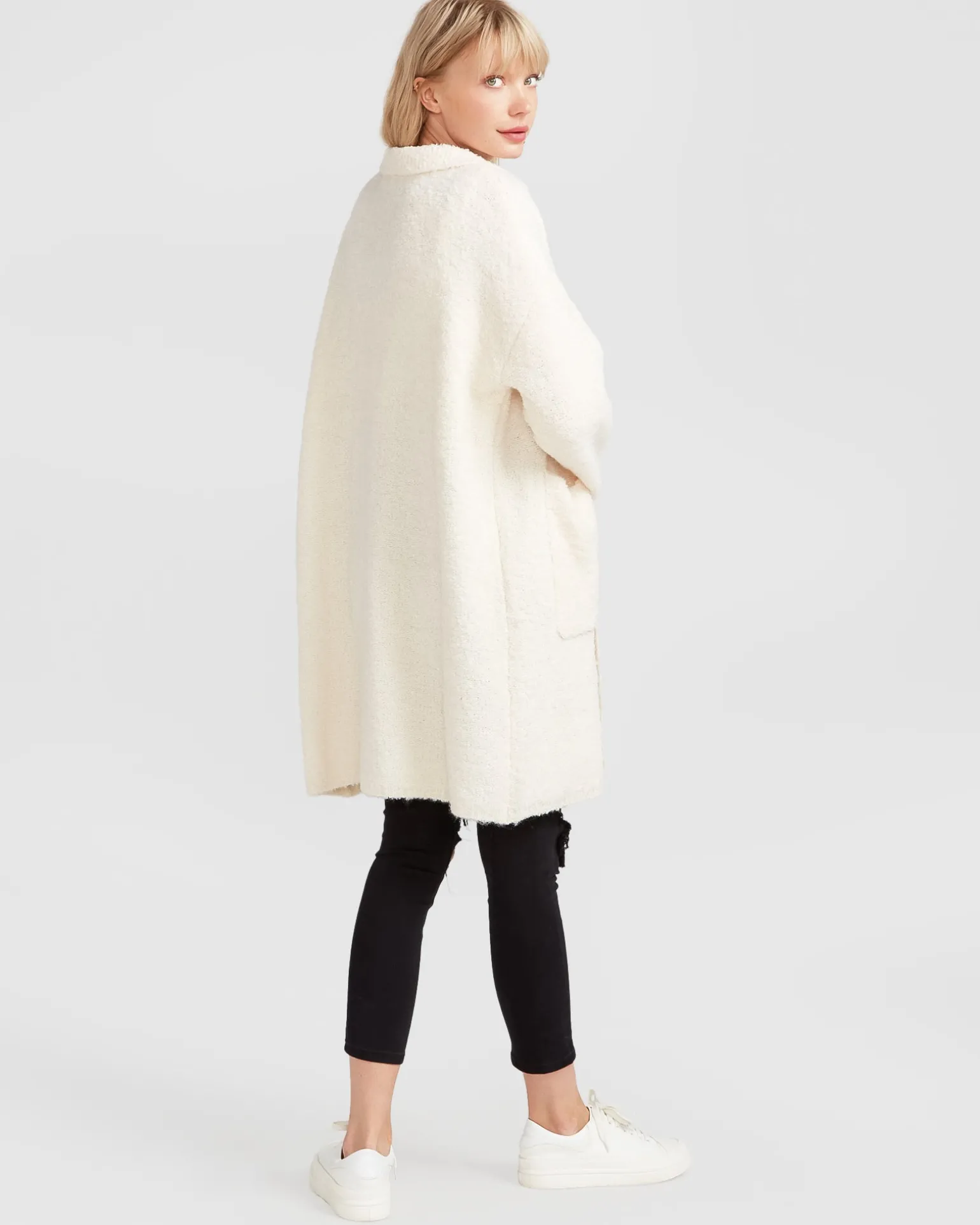 Belle & Bloom Cardigans | Cardigans>Days Go By Sustainable Blazer Cardigan -
