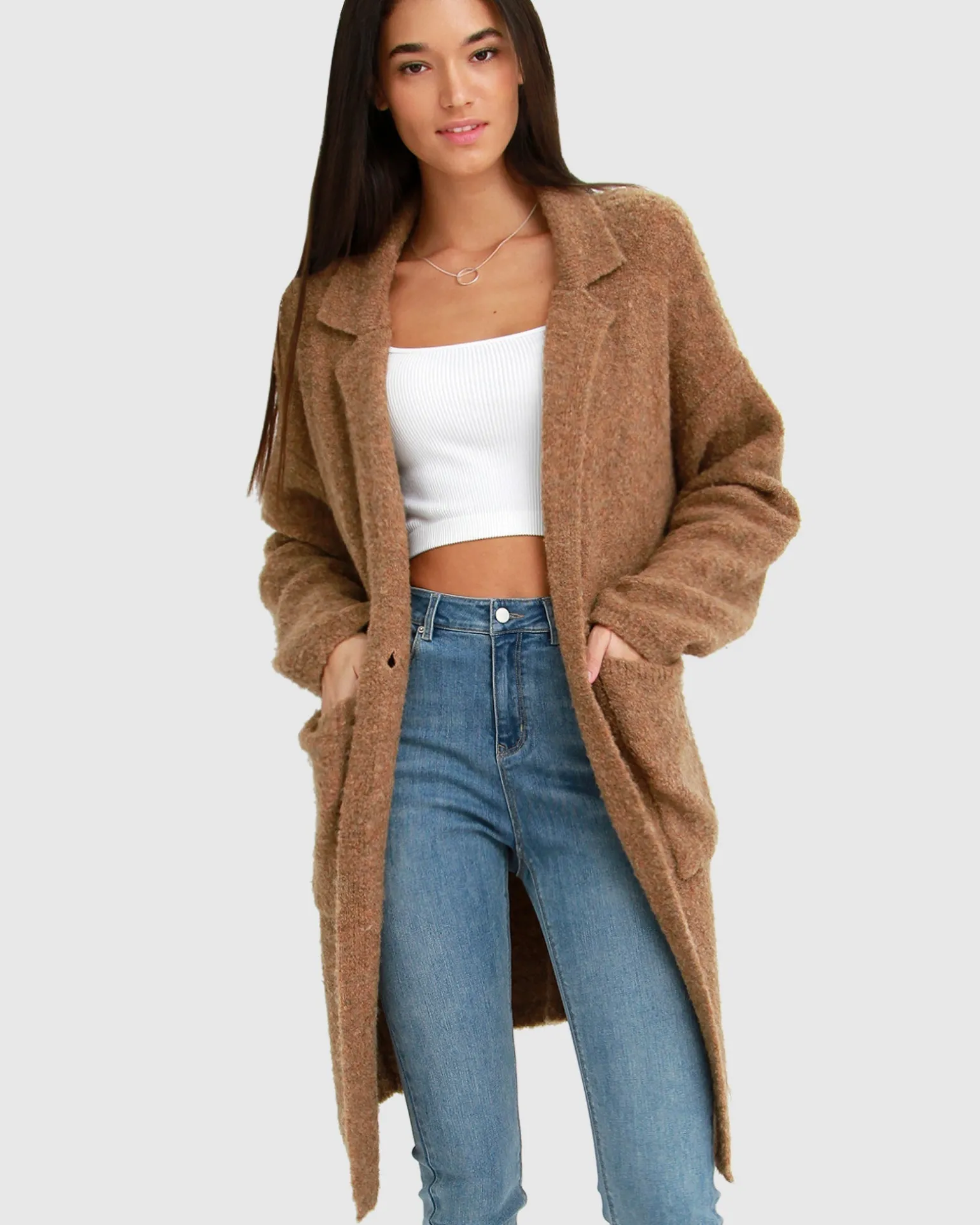 Belle & Bloom Cardigans | Cardigans>Days Go By Sustainable Blazer Cardigan -