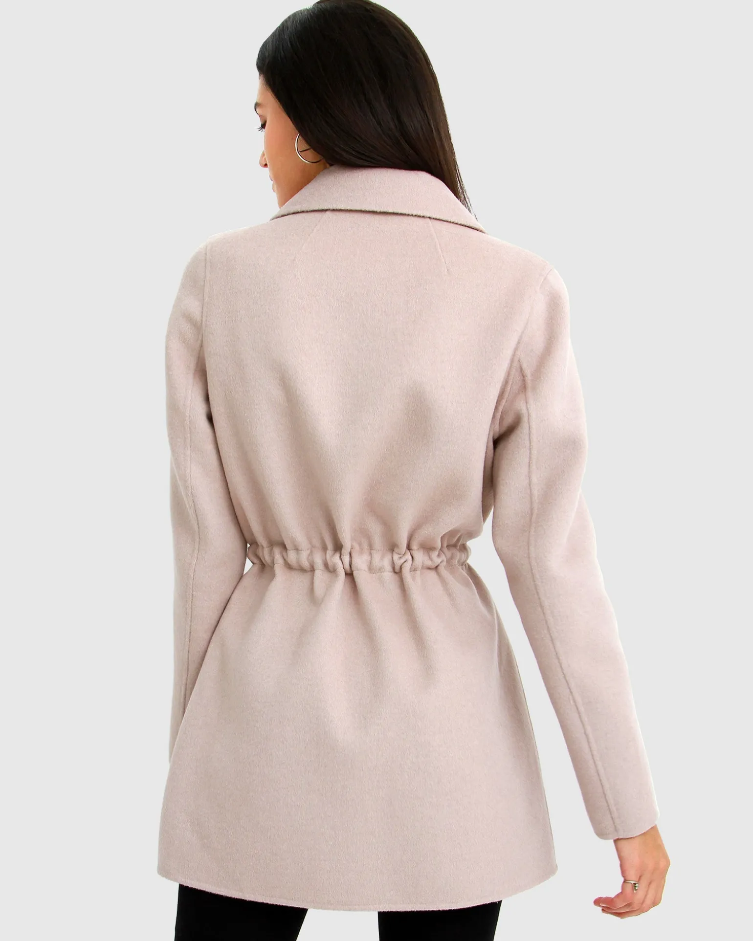 Belle & Bloom Belted Coats | Wool Coats>Electric Feel Drawstring Coat -