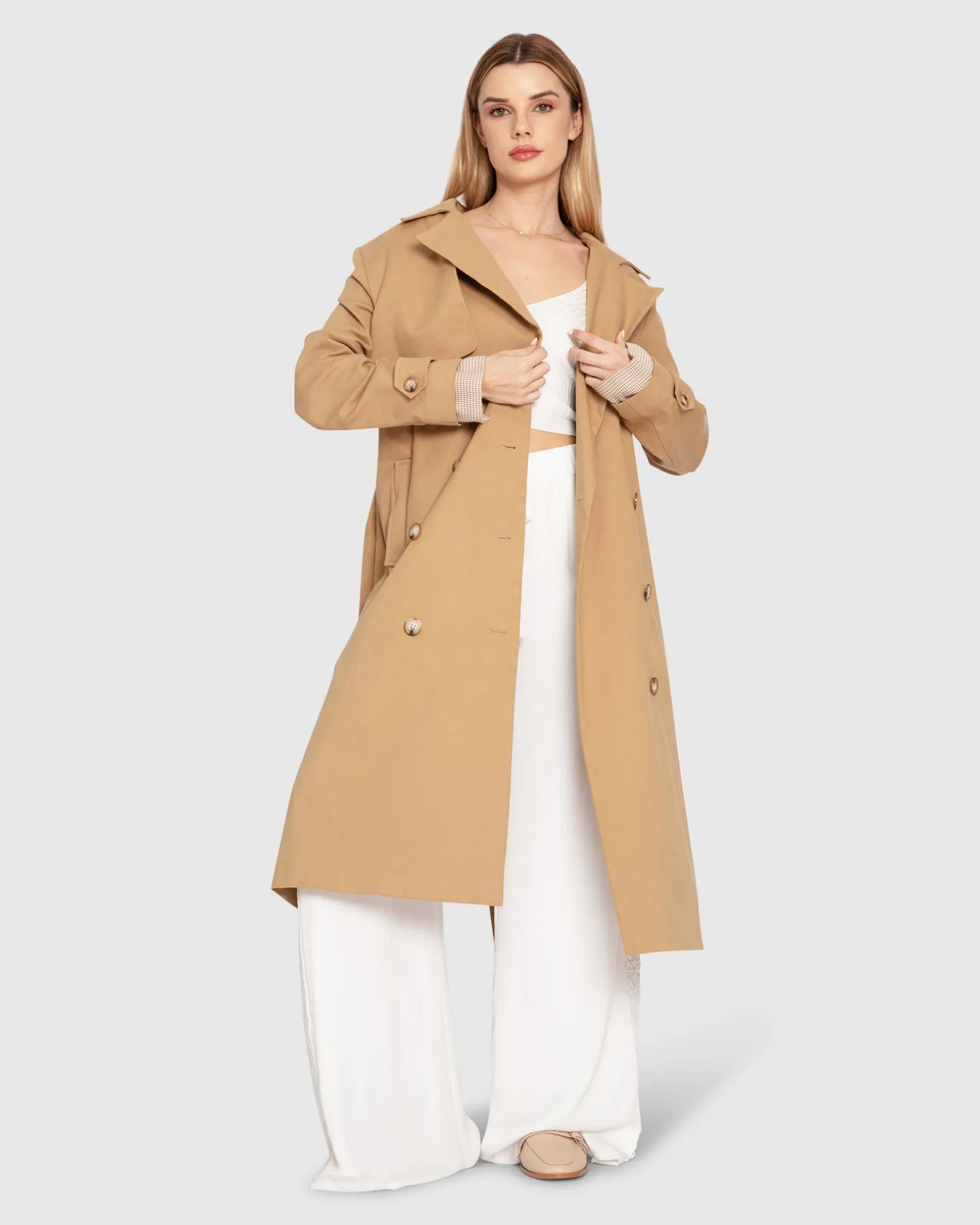 Belle & Bloom Trench Coats | Trench Coats>Empirical Trench Coat -