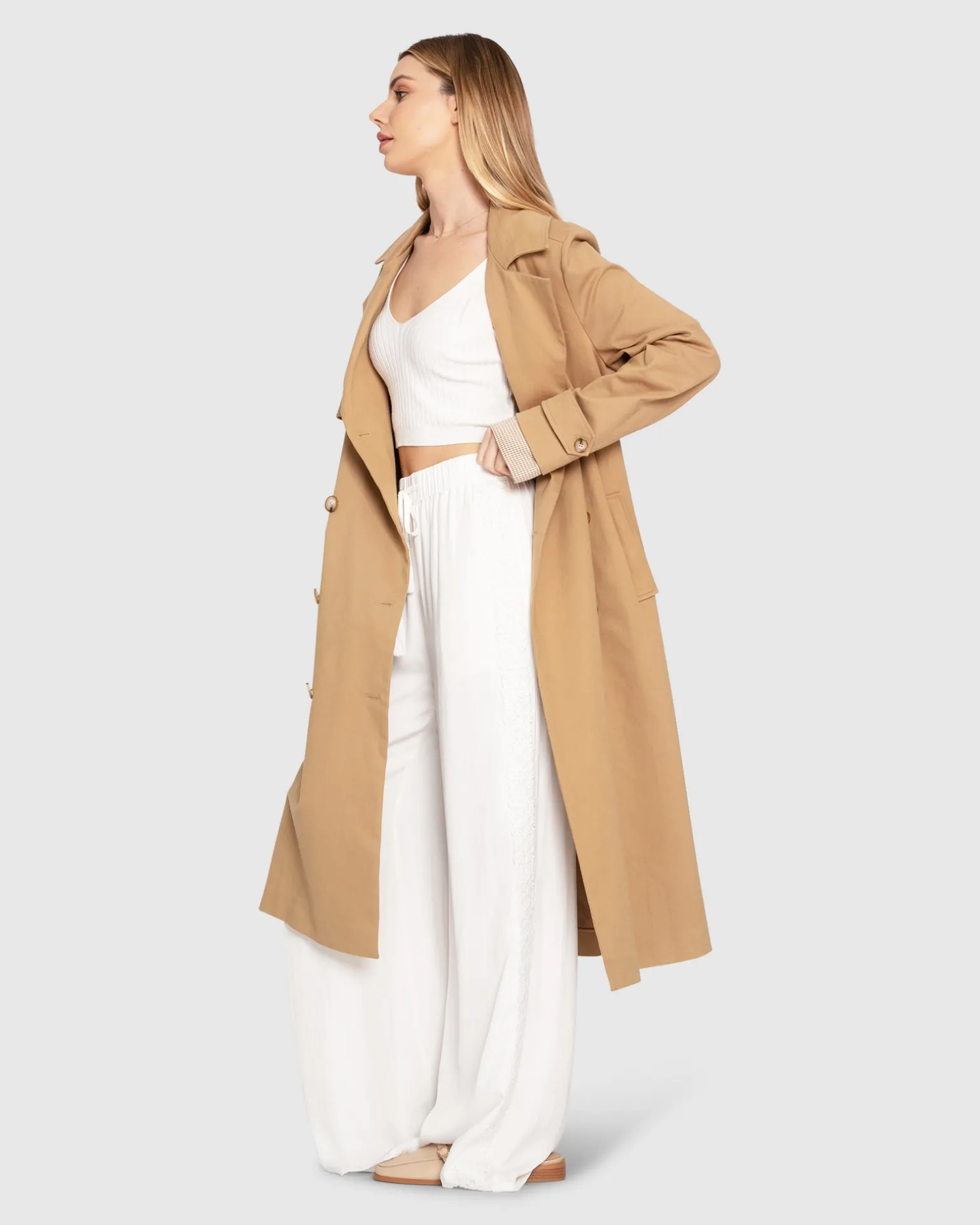Belle & Bloom Trench Coats | Trench Coats>Empirical Trench Coat -