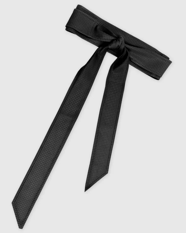 Belle & Bloom Belts>Escalate Perforated Leather Belt -