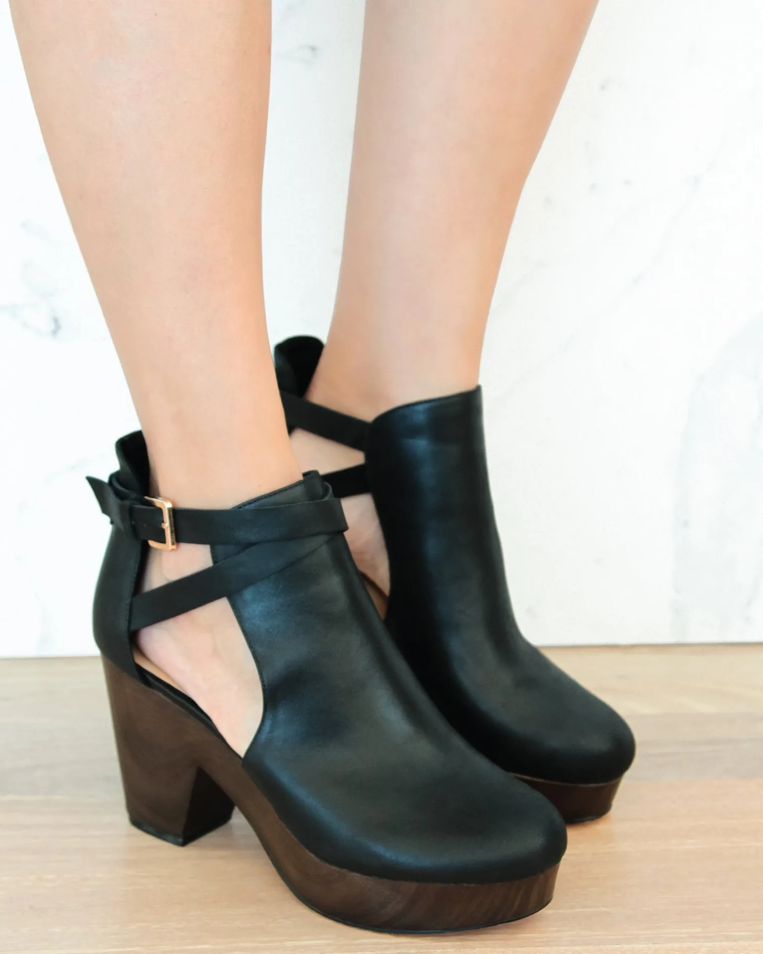 Belle & Bloom Boots | Heels>Fearless Clog Ankle Boot -