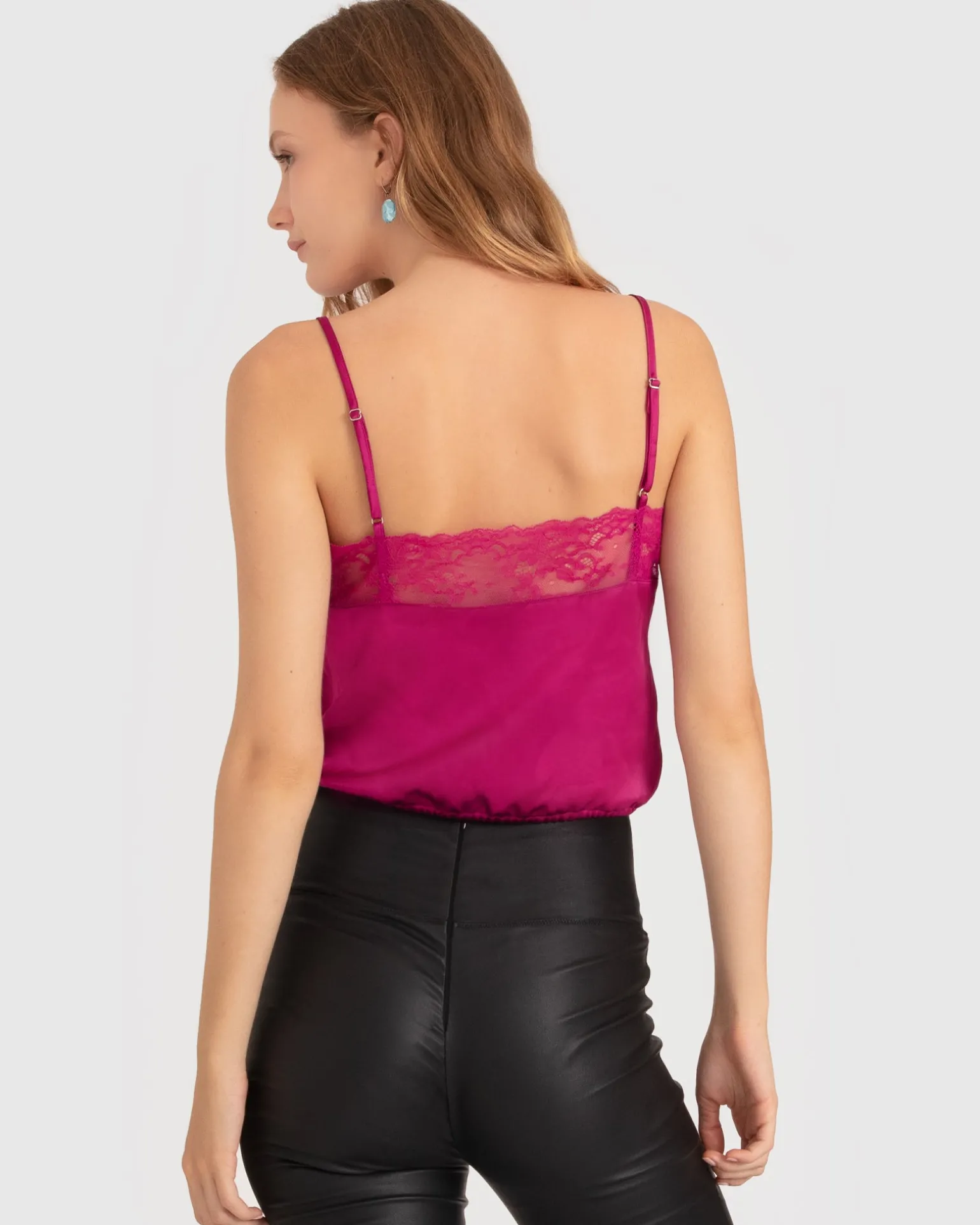 Belle & Bloom Shirts & Blouses>Friday Nights Lace Cami -