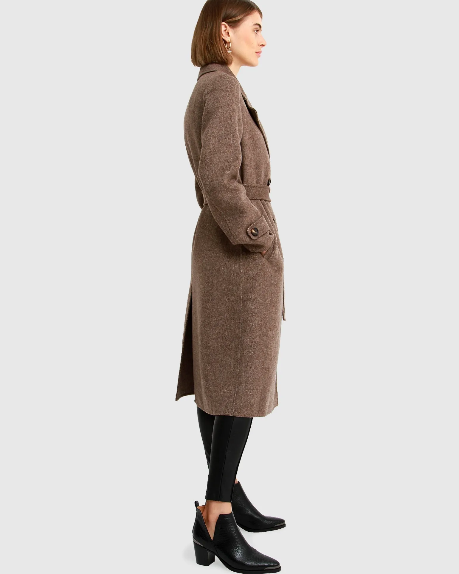 Belle & Bloom Belted Coats | Wool Coats>Front Runner Belted Coat -