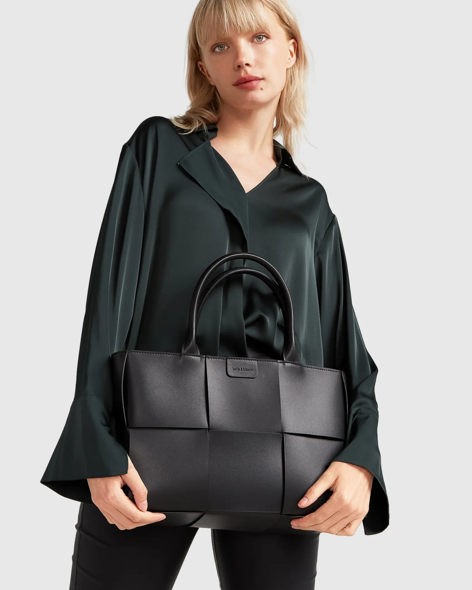 Belle & Bloom Shirts & Blouses>Gemini Waterfall Shirt - Dark Green