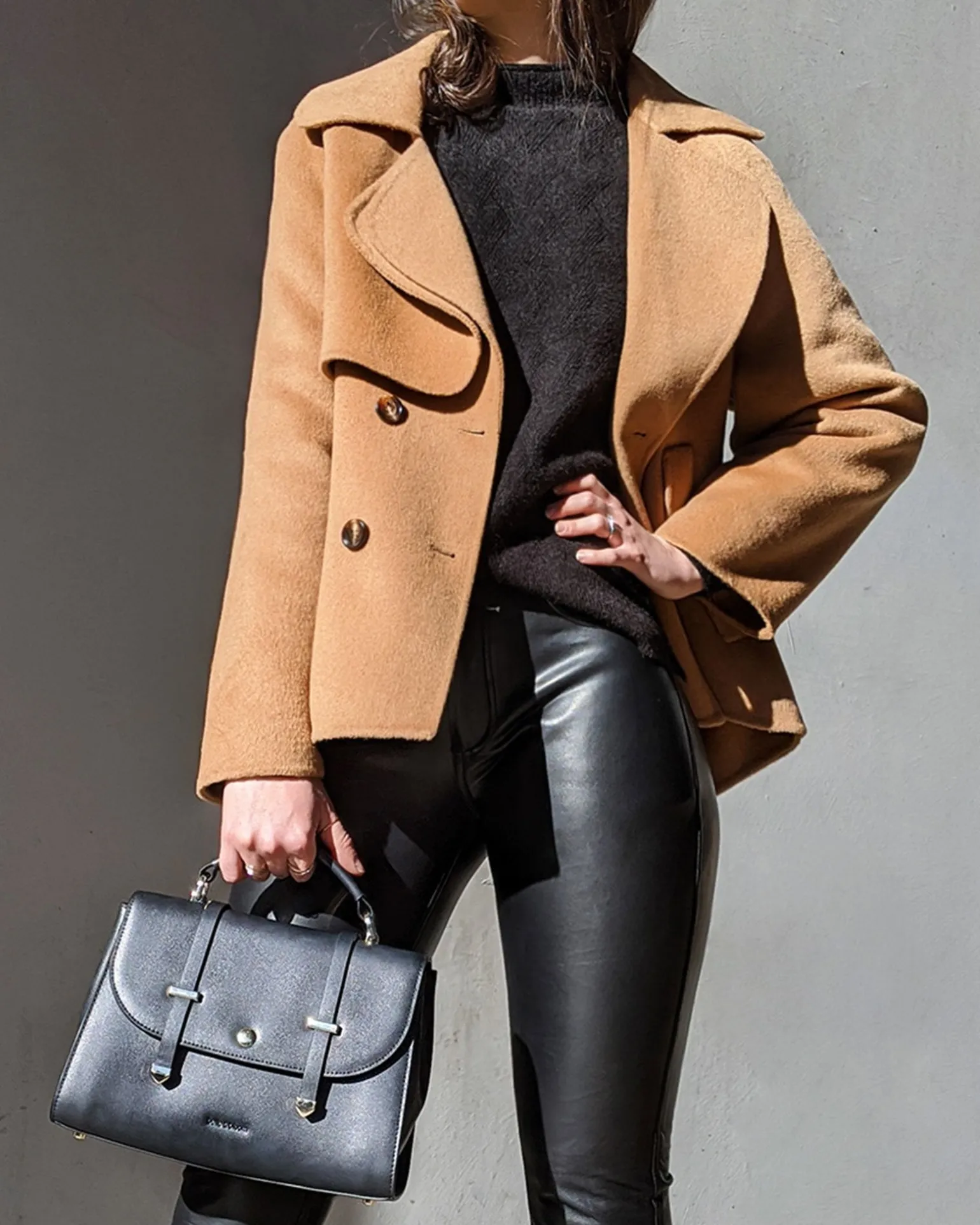 Belle & Bloom Wool Coats | Wool Coats>I'm Yours Wool Blend Peacoat -