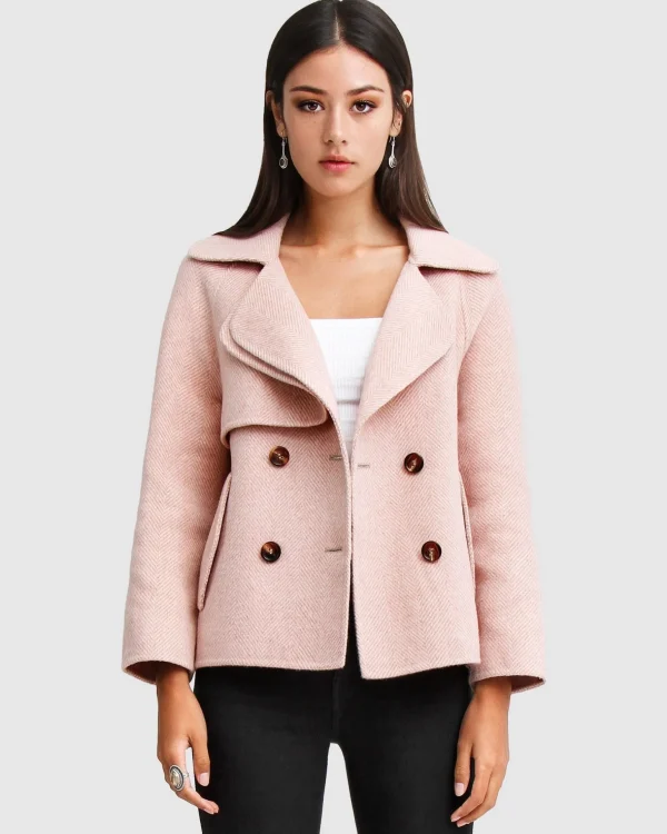 Belle & Bloom Wool Coats | Wool Coats>I'm Yours Wool Blend Peacoat -