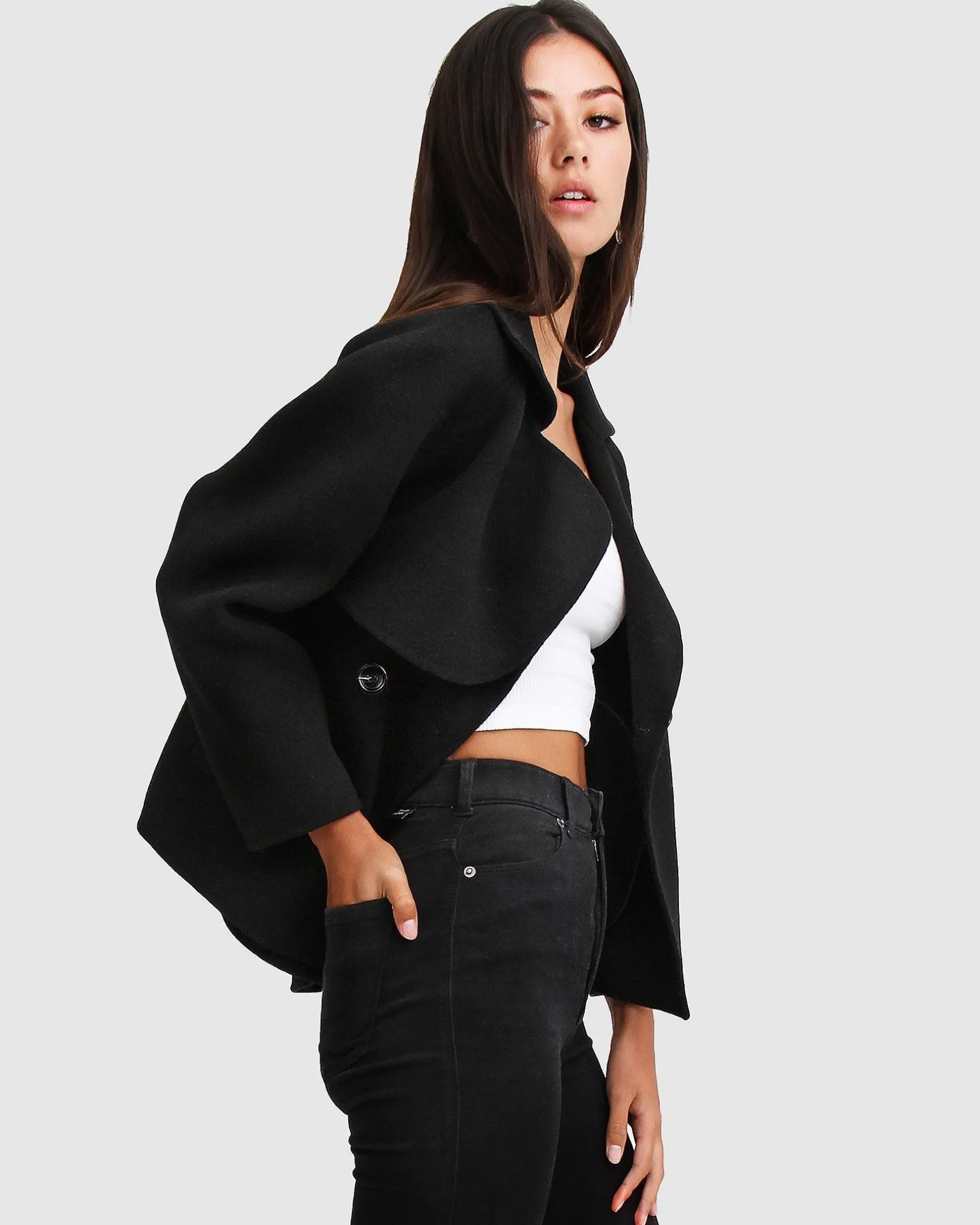 Belle & Bloom Wool Coats | Wool Coats>I'm Yours Wool Blend Peacoat -