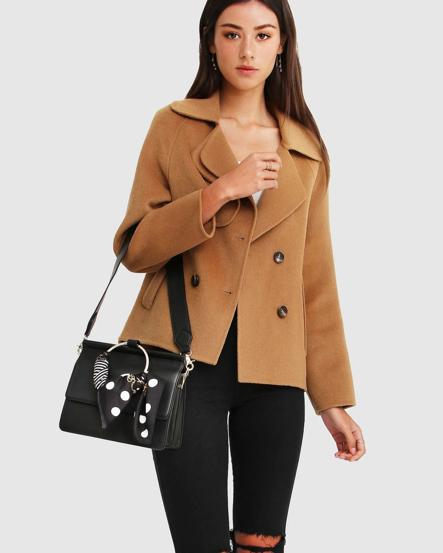 Belle & Bloom Wool Coats | Wool Coats>I'm Yours Wool Blend Peacoat -