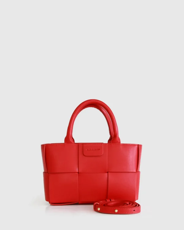 Belle & Bloom Handbags>Little Love Woven Crossbody Bag -