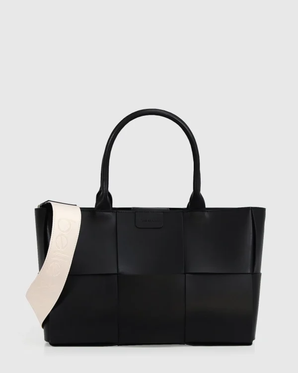 Belle & Bloom Handbags>Long Way Home Woven Tote -