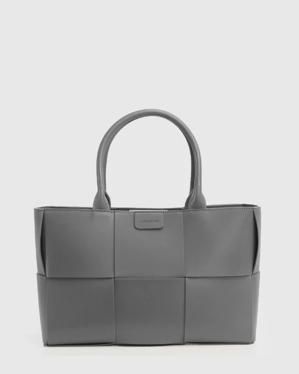 Belle & Bloom Handbags>Long Way Home Woven Tote -
