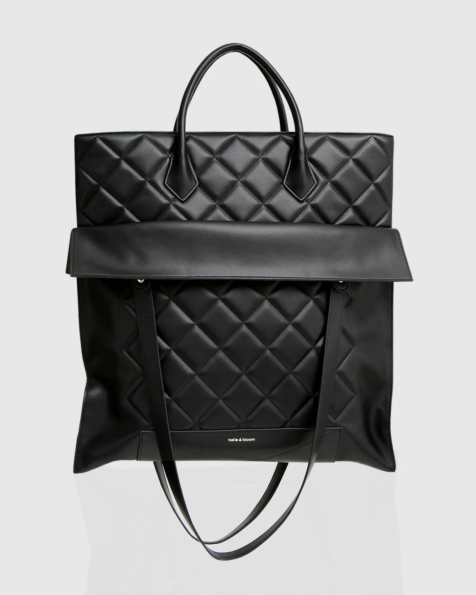 Belle & Bloom Handbags>Lost Lovers Quilted Leather Tote -