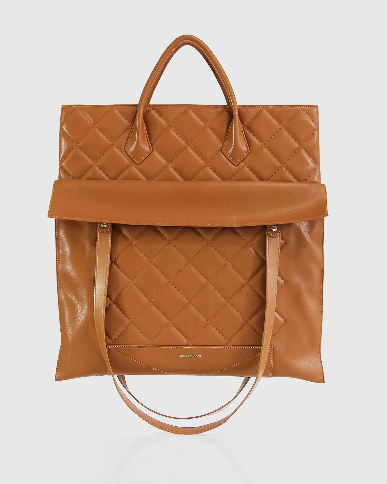 Belle & Bloom Handbags>Lost Lovers Quilted Leather Tote -