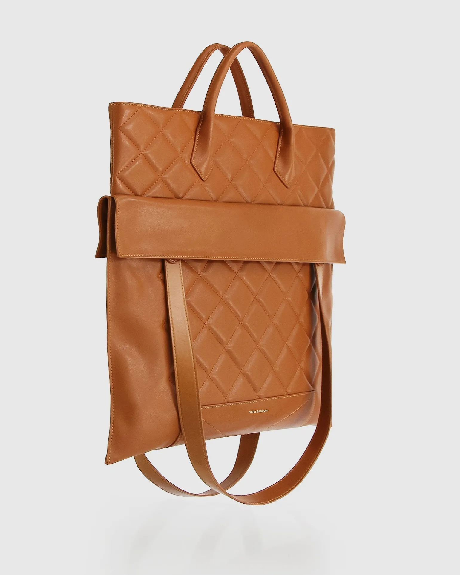 Belle & Bloom Handbags>Lost Lovers Quilted Leather Tote -