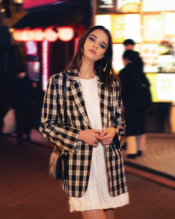 Belle & Bloom Blazers | Suits & Blazers>Love & Mercy Checked Blazer - Black Check