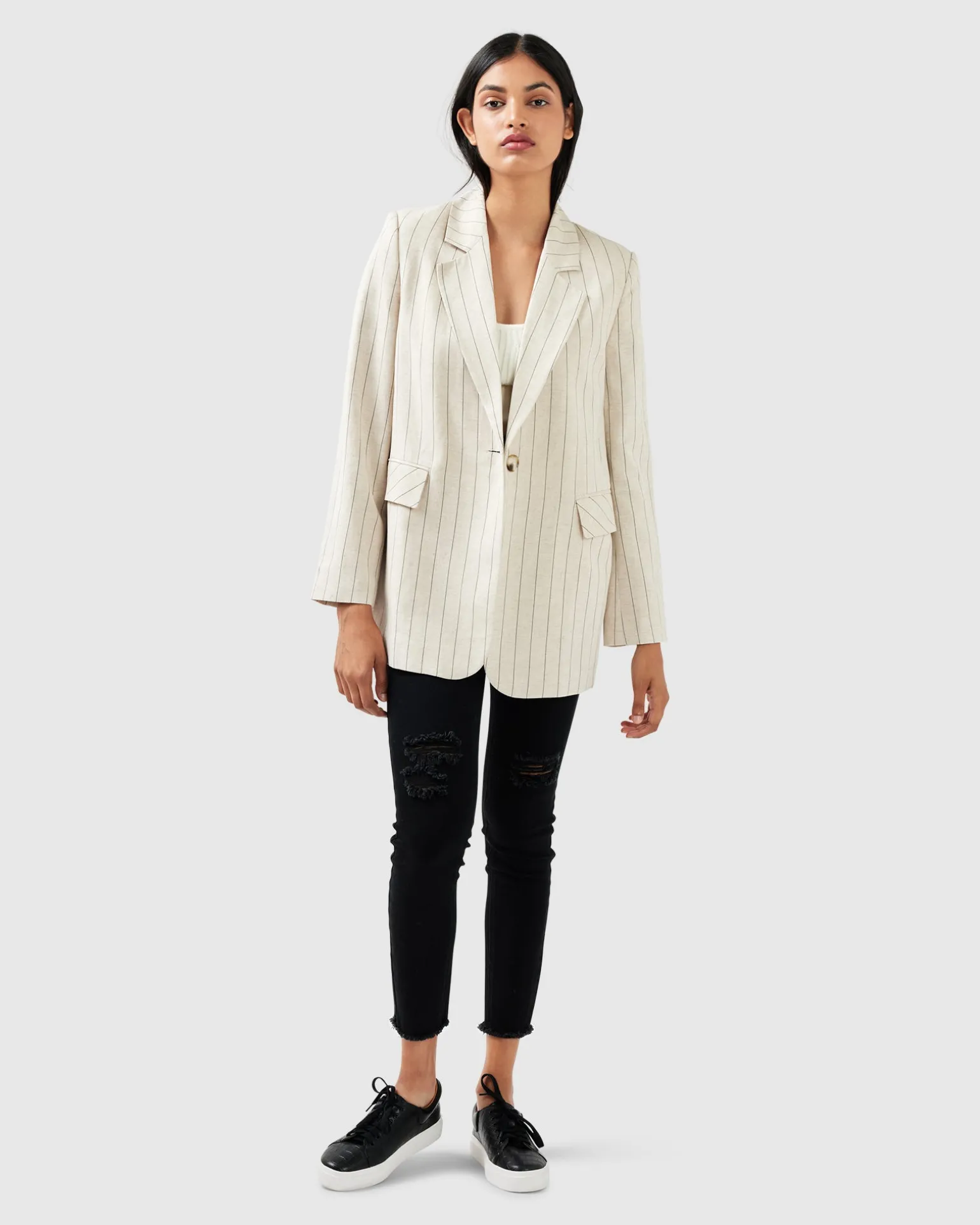 Belle & Bloom Blazers | Suits & Blazers>Love & Mercy Striped Blazer -