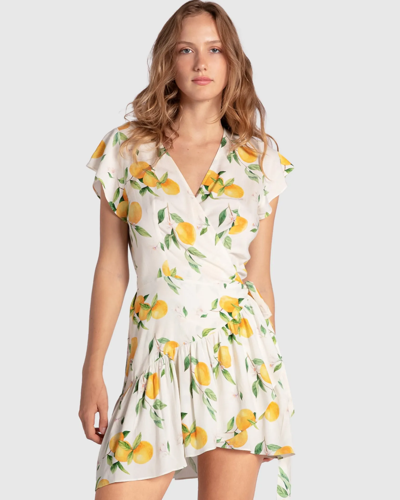 Belle & Bloom Mini Dresses | Mini Dresses>Love Shack Mini Wrap Dress -