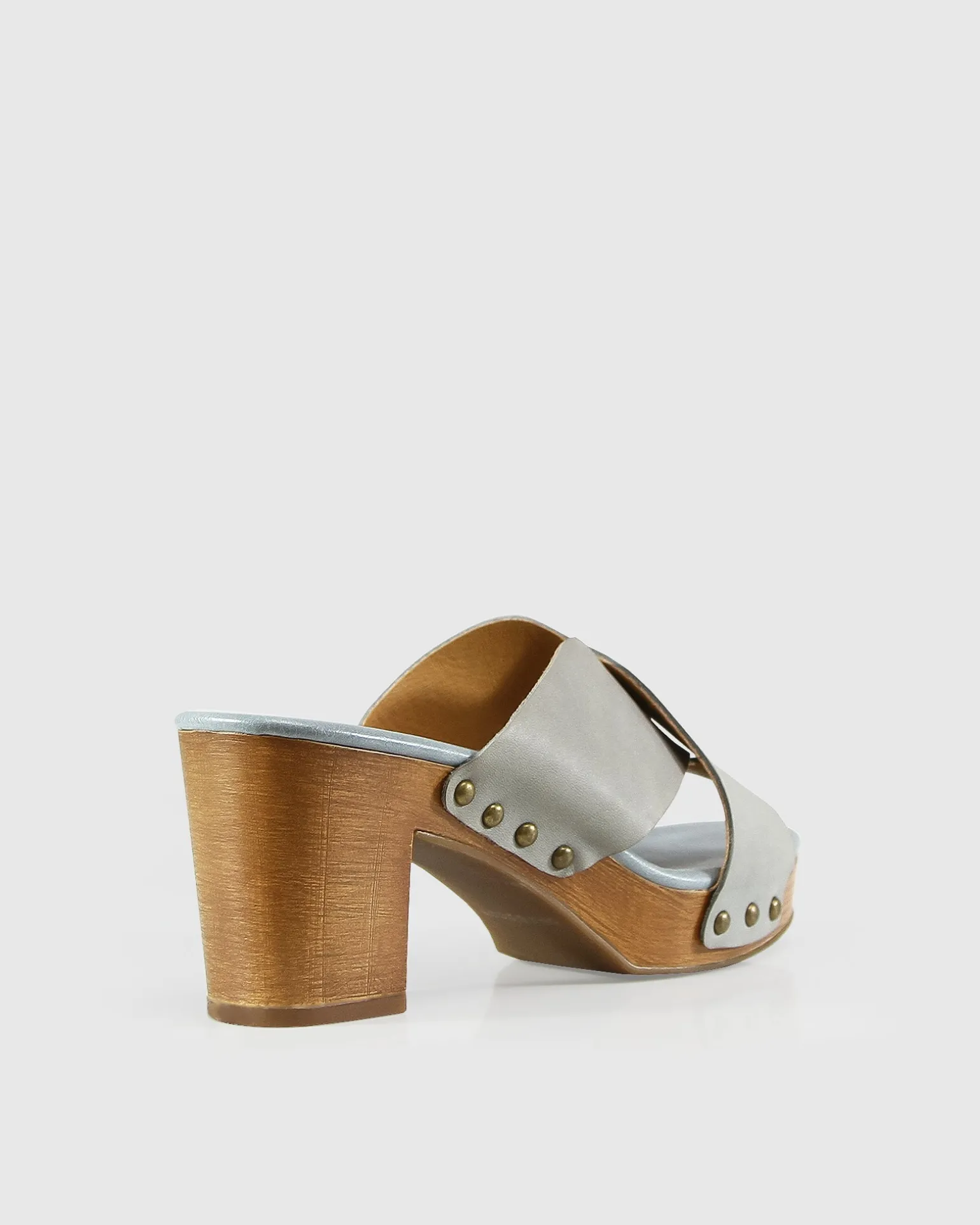 Belle & Bloom Heels>Midtown Clog Mule - Stonewash Blue