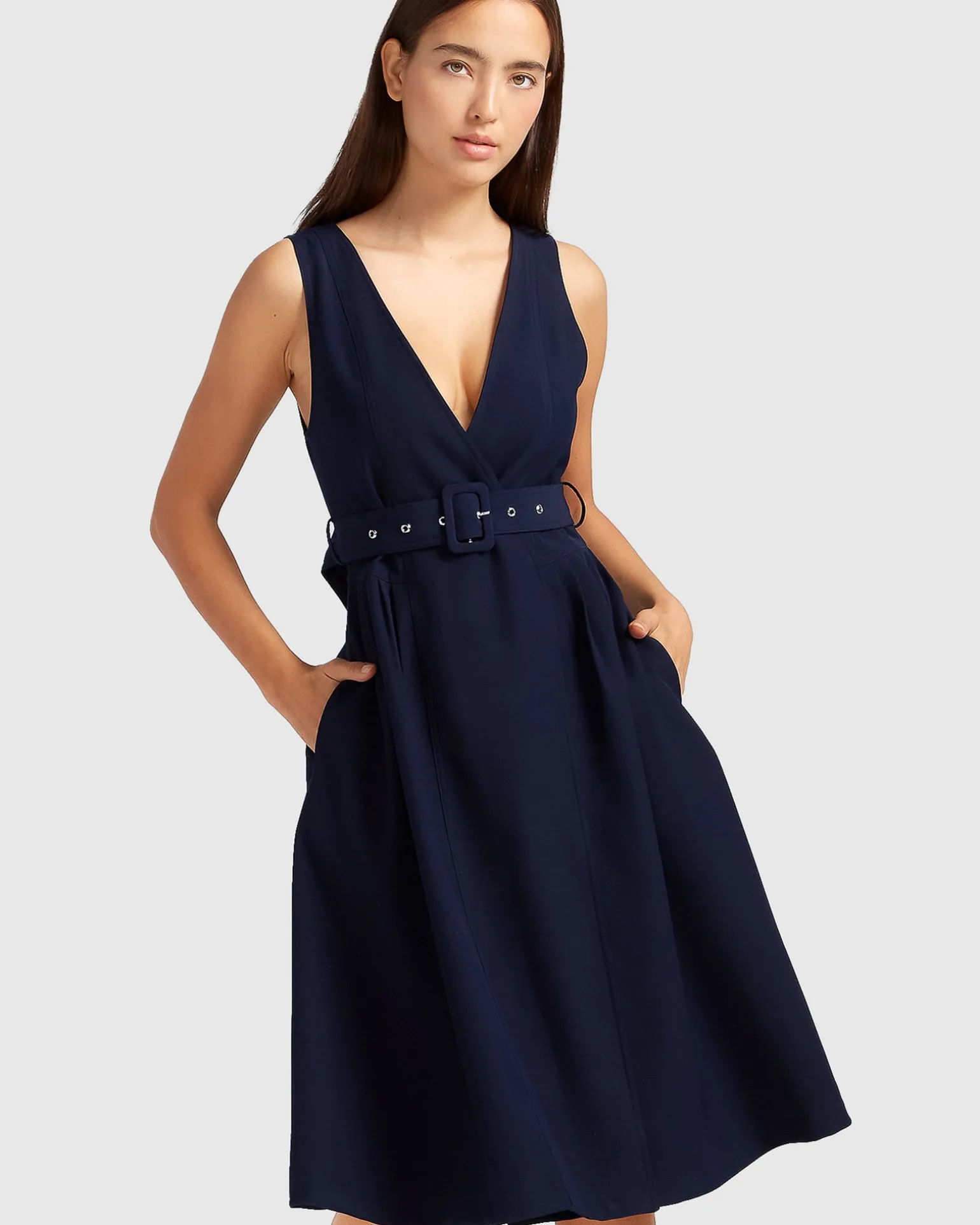 Belle & Bloom Midi Dresses | Midi Dresses>Miss Independence Midi Dress -