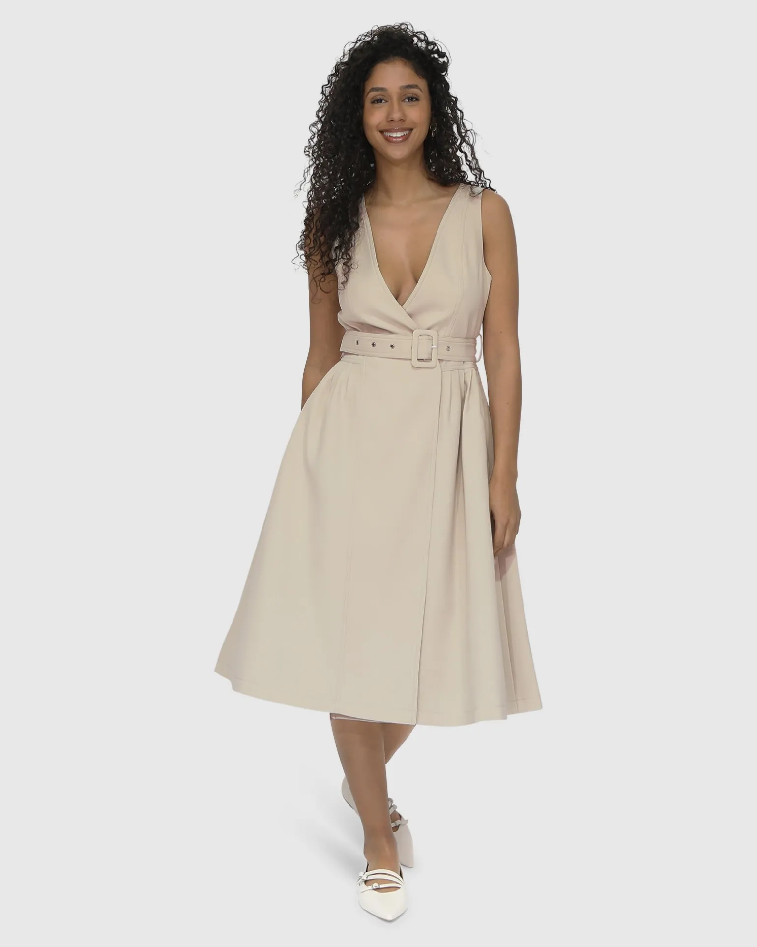 Belle & Bloom Midi Dresses | Midi Dresses>Miss Independence Midi Dress -