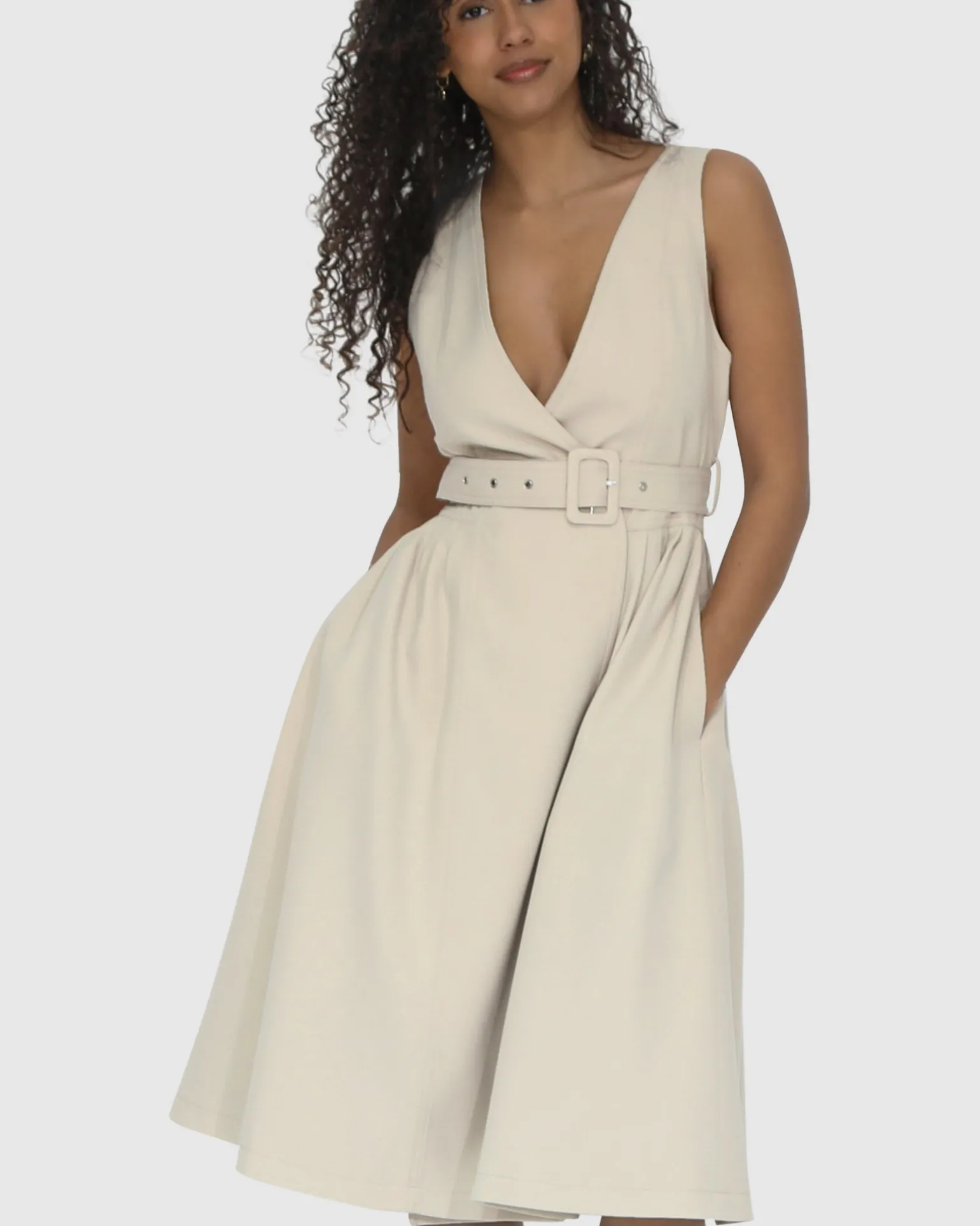 Belle & Bloom Midi Dresses | Midi Dresses>Miss Independence Midi Dress -