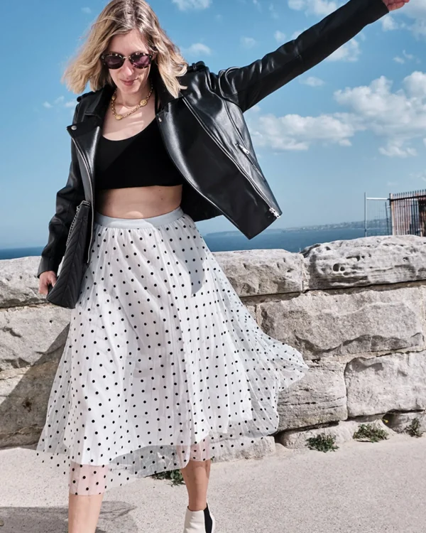 Belle & Bloom Skirts>Mixed Feeling Reversible Skirt -