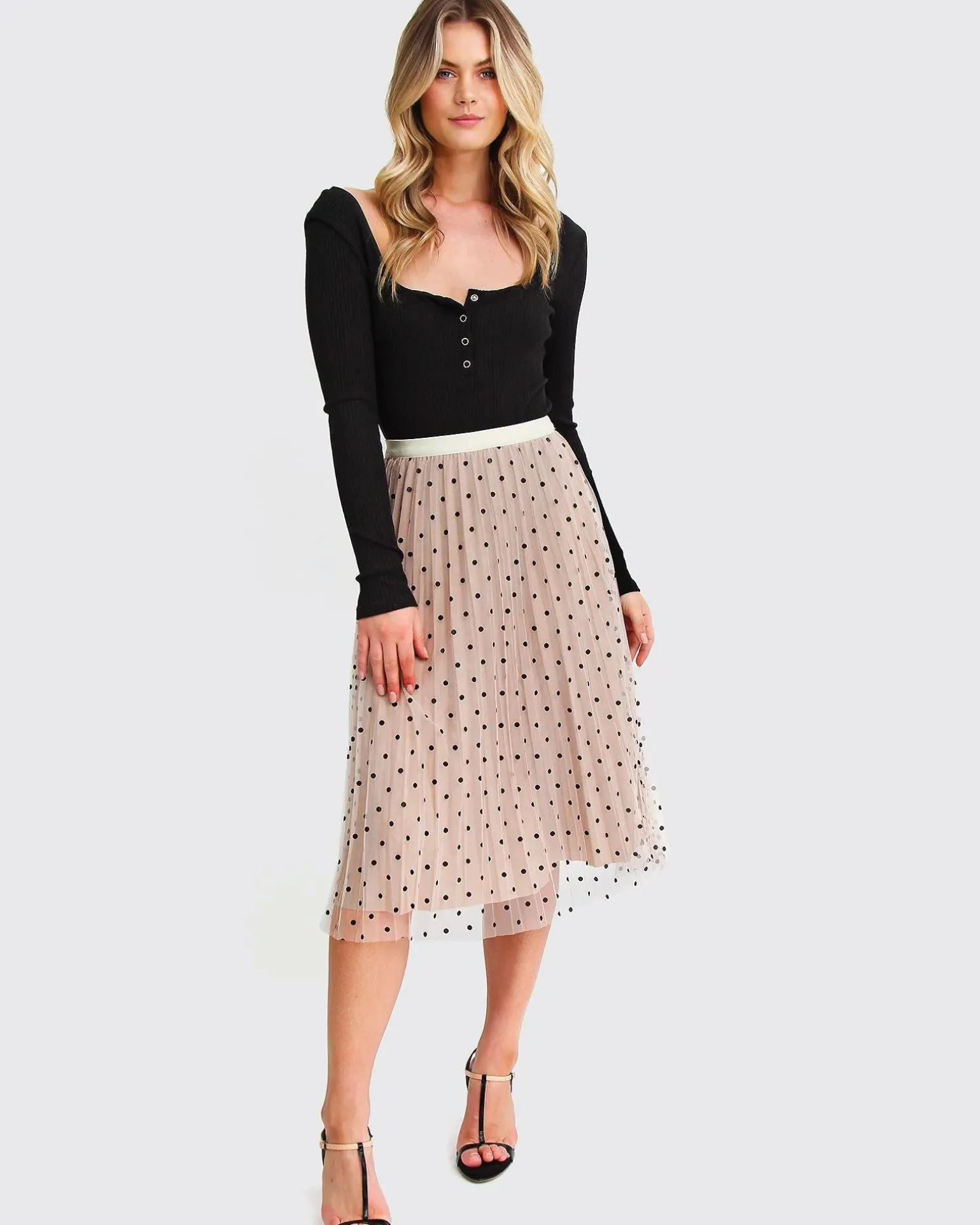 Belle & Bloom Skirts>Mixed Feeling Reversible Skirt -