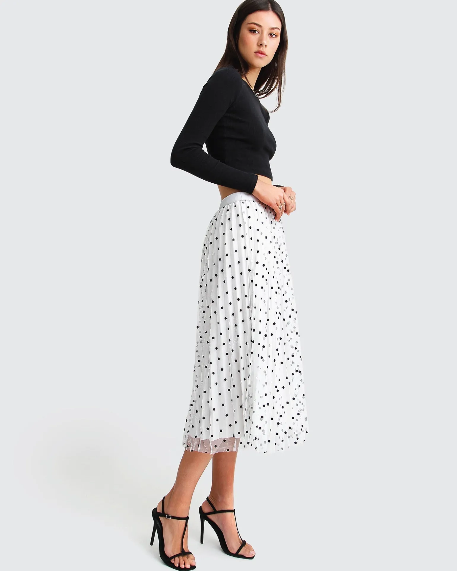 Belle & Bloom Skirts>Mixed Feeling Reversible Skirt -