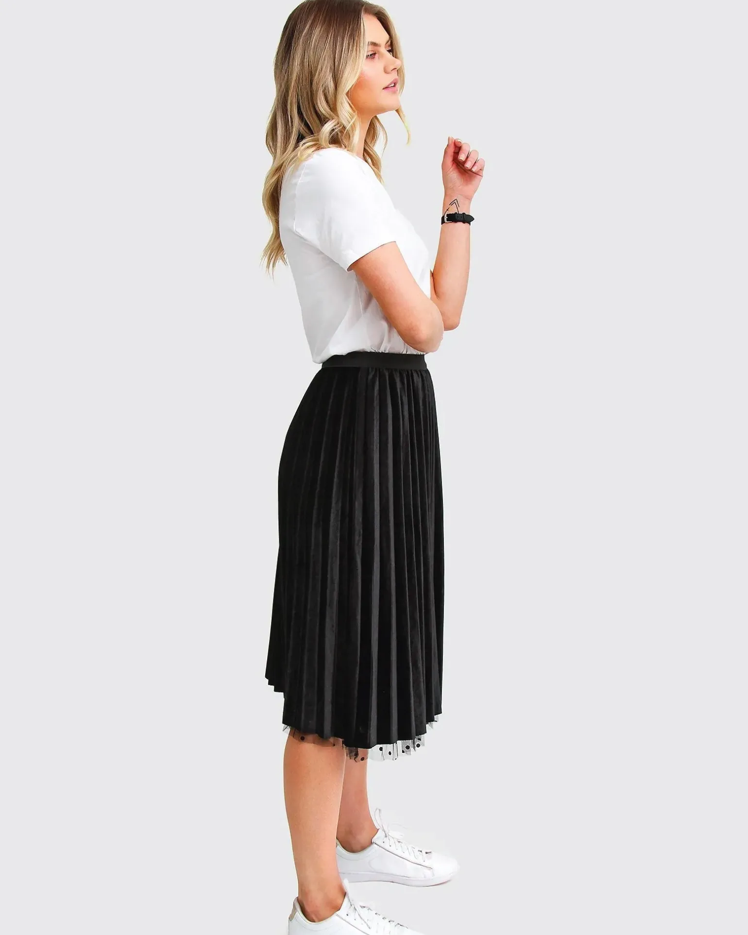 Belle & Bloom Skirts>Mixed Feeling Reversible Skirt -