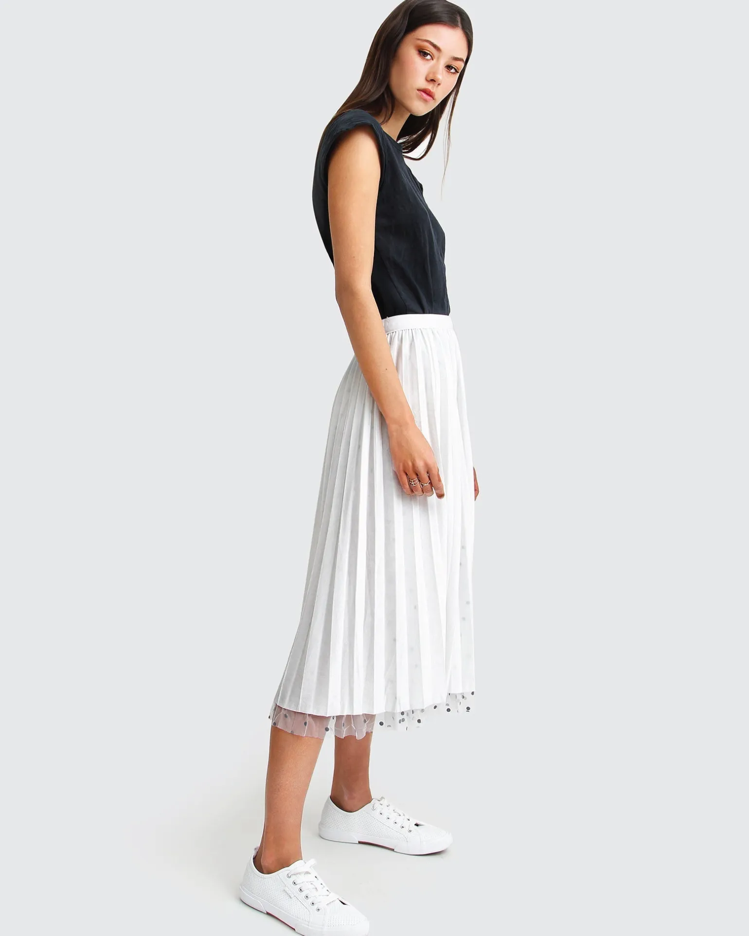 Belle & Bloom Skirts>Mixed Feeling Reversible Skirt -